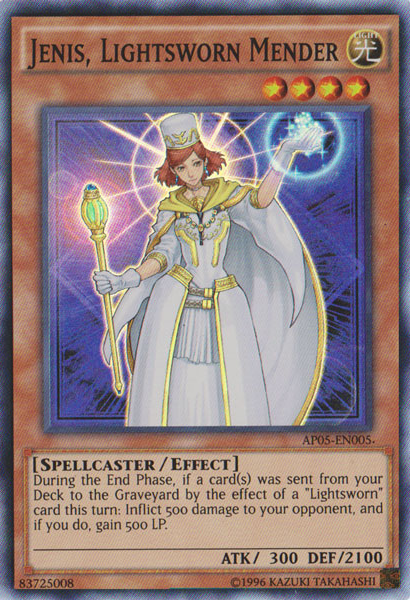 Jenis, Lightsworn Mender [AP05-EN005] Super Rare | Clutch Gaming