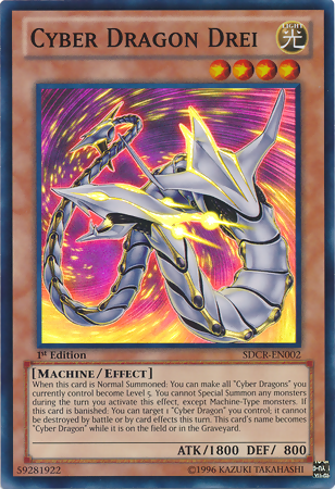 Cyber Dragon Drei [SDCR-EN002] Super Rare | Clutch Gaming