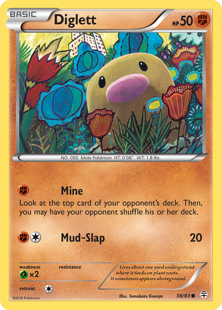 Diglett (38/83) [XY: Generations] | Clutch Gaming