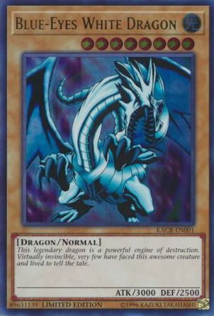 Blue-Eyes White Dragon (Oversized) [KACB-EN001] Promo | Clutch Gaming