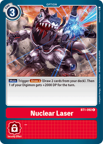 Nuclear Laser [BT1-092] [Release Special Booster Ver.1.0] | Clutch Gaming