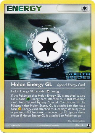 Holon Energy GL (105/113) (Stamped) [EX: Delta Species] | Clutch Gaming