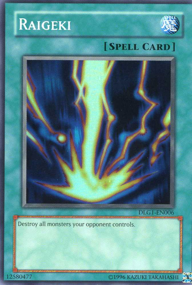 Raigeki [DLG1-EN006] Super Rare | Clutch Gaming