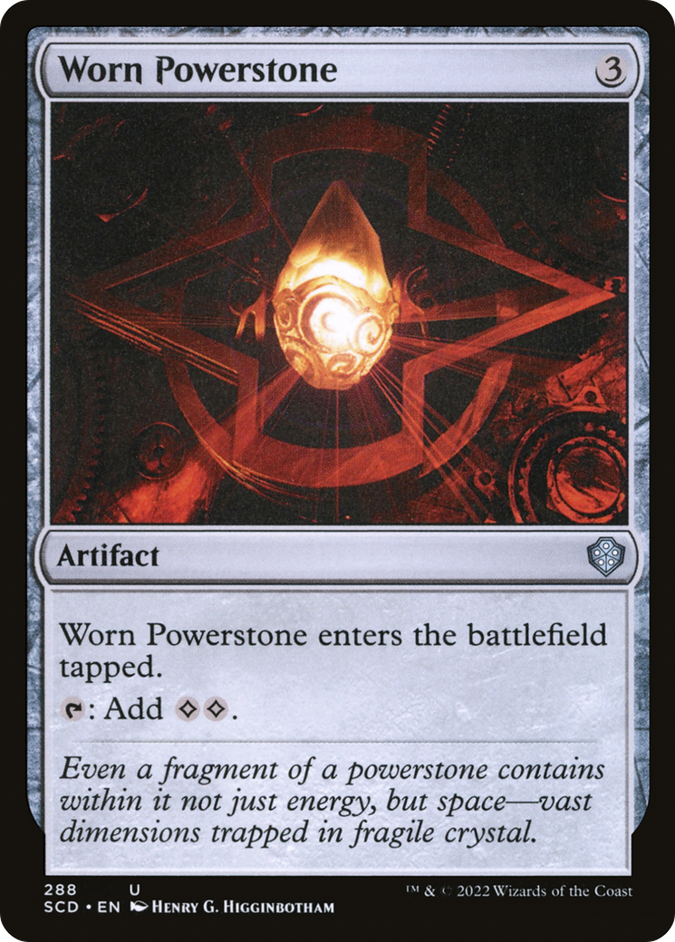 Worn Powerstone [Starter Commander Decks] | Clutch Gaming