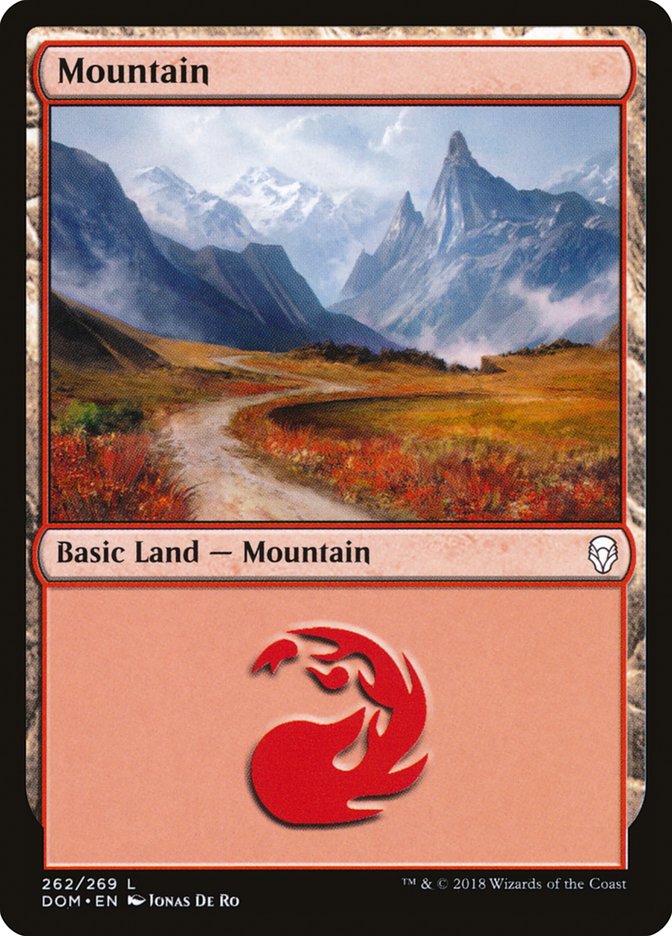 Mountain (262) [Dominaria] | Clutch Gaming