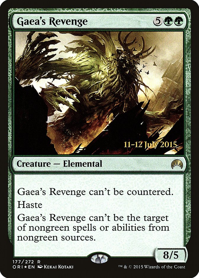 Gaea's Revenge [Magic Origins Prerelease Promos] | Clutch Gaming