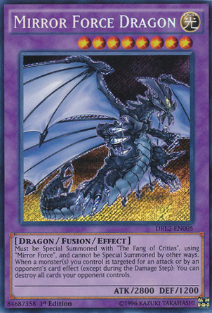 Mirror Force Dragon [DRL2-EN005] Secret Rare | Clutch Gaming