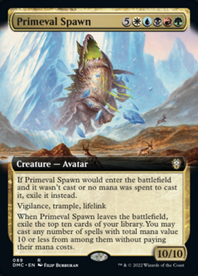 Primeval Spawn (Extended Art) [Dominaria United Commander] | Clutch Gaming