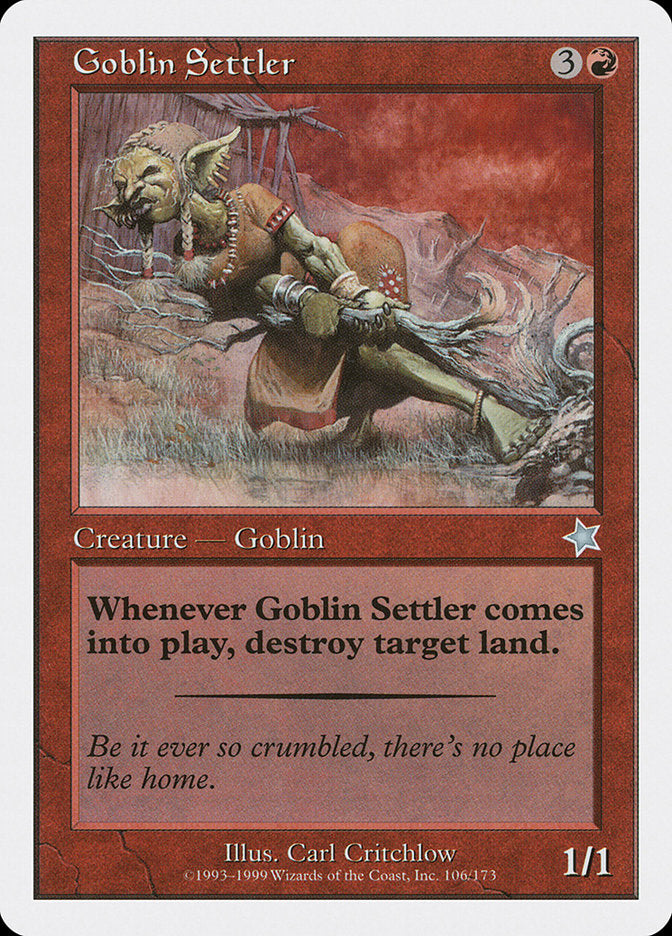 Goblin Settler [Starter 1999] | Clutch Gaming