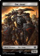 Orc Army (0019) // Food (0024) Double-Sided Token (Surge Foil) [The Lord of the Rings: Tales of Middle-Earth Tokens] | Clutch Gaming