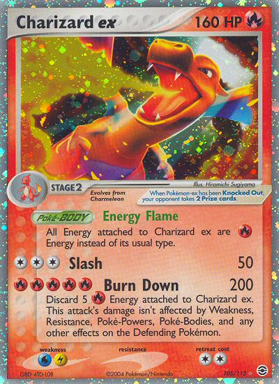 Charizard ex (105/112) [EX: FireRed & LeafGreen] | Clutch Gaming