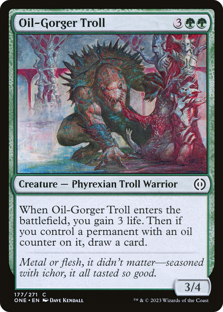 Oil-Gorger Troll [Phyrexia: All Will Be One] | Clutch Gaming