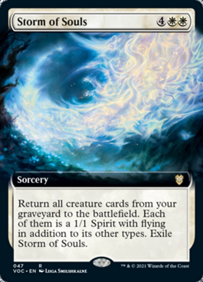 Storm of Souls (Extended Art) [Innistrad: Crimson Vow Commander] | Clutch Gaming