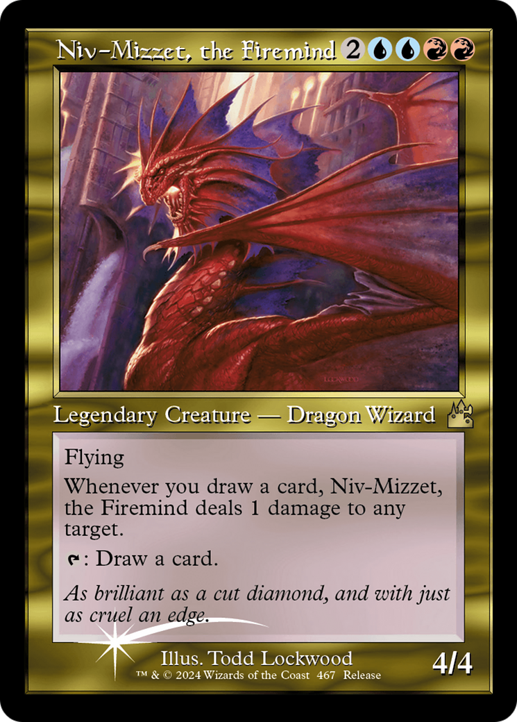 Niv-Mizzet, the Firemind (Retro Frame) [Ravnica Remastered] | Clutch Gaming