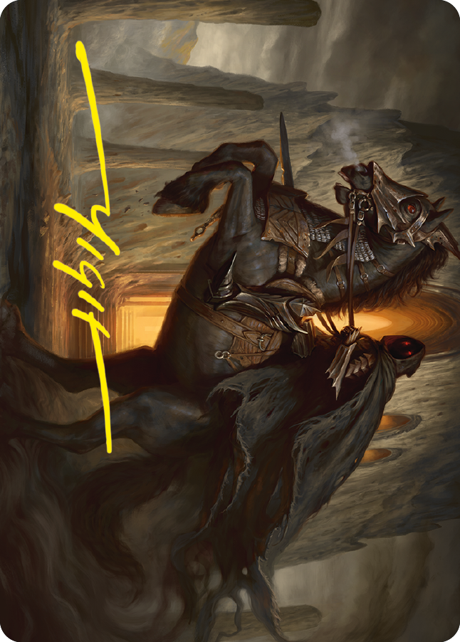 Nazgul Art Card (Gold-Stamped Signature) [The Lord of the Rings: Tales of Middle-earth Art Series] | Clutch Gaming