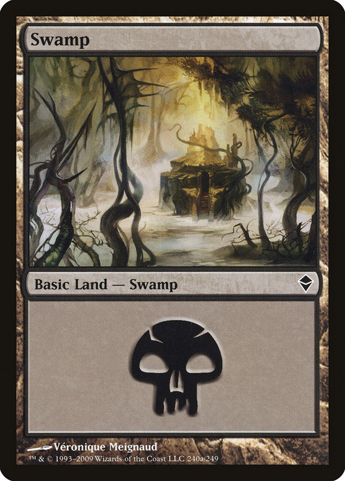 Swamp (240a) [Zendikar] | Clutch Gaming