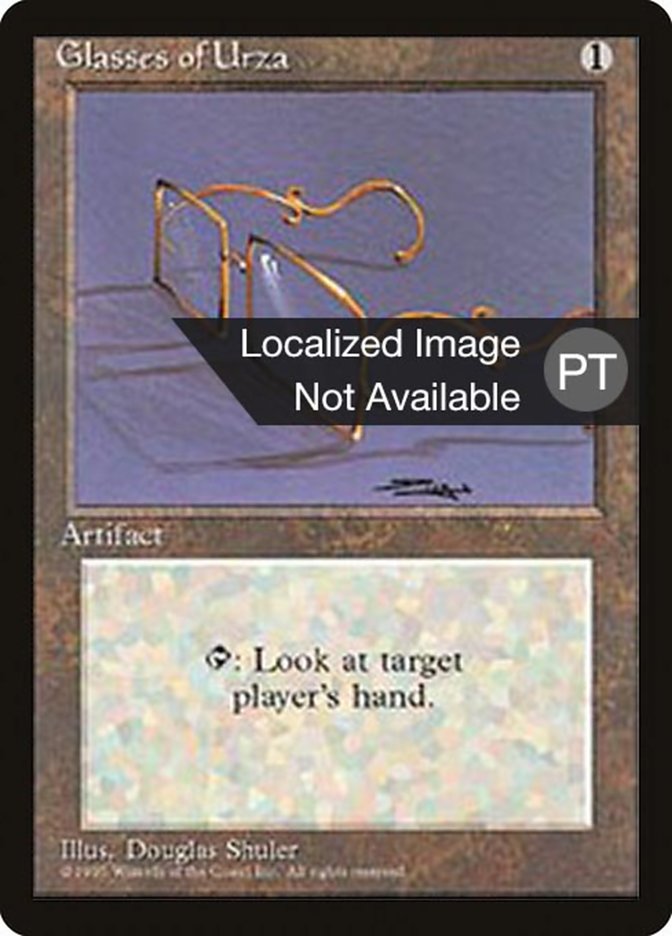 Glasses of Urza [Fourth Edition (Foreign Black Border)] | Clutch Gaming