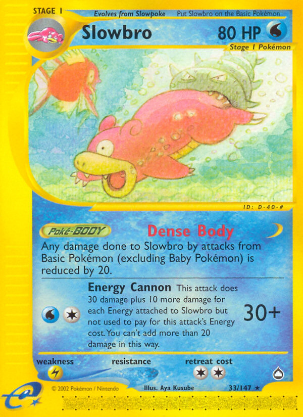 Slowbro (33/147) [Aquapolis] | Clutch Gaming