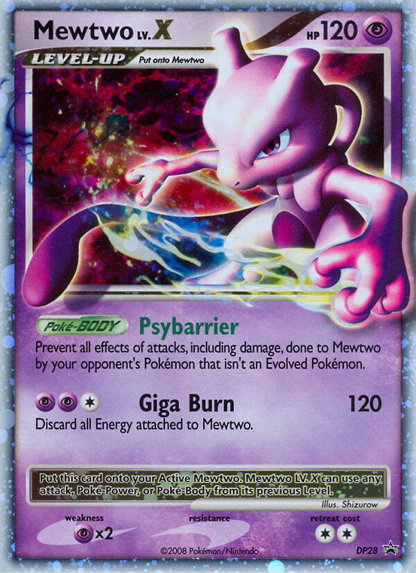 Mewtwo LV.X (DP28) [Diamond & Pearl: Black Star Promos] | Clutch Gaming