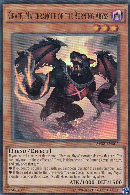 Graff, Malebranche of the Burning Abyss [AP08-EN007] Super Rare | Clutch Gaming