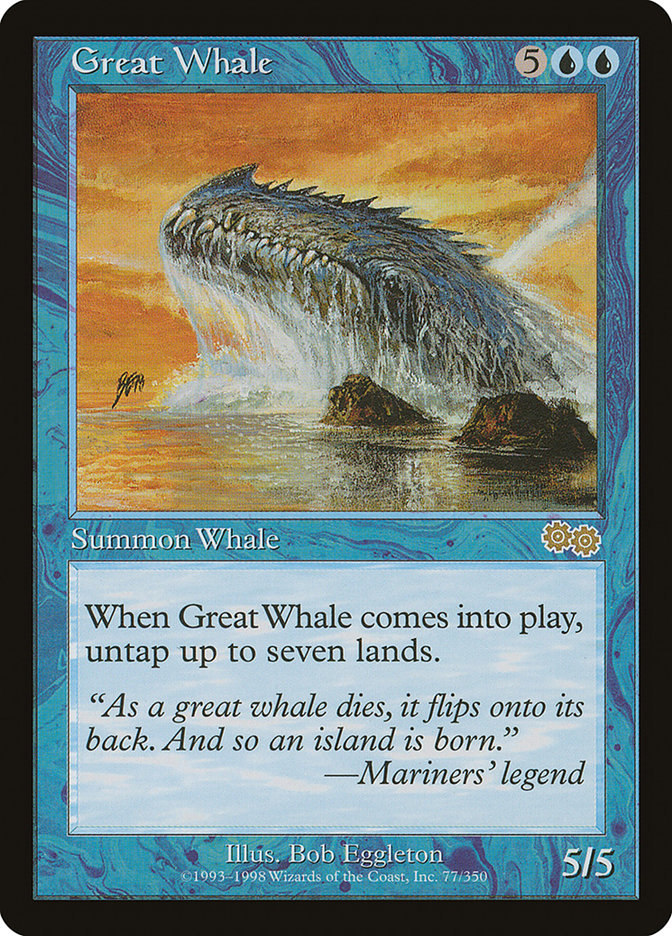 Great Whale [Urza's Saga] | Clutch Gaming