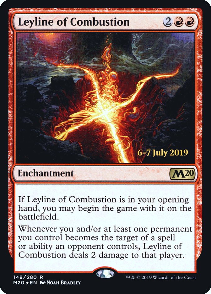 Leyline of Combustion [Core Set 2020 Prerelease Promos] | Clutch Gaming