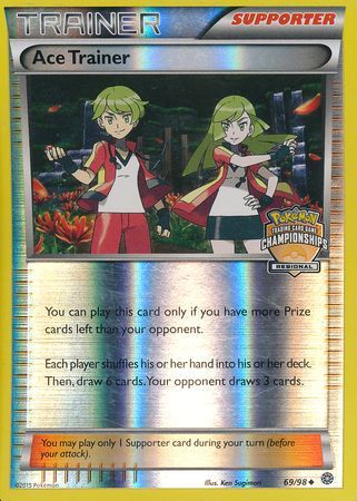 Ace Trainer (69/98) (Regional Championship Promo) [XY: Ancient Origins] | Clutch Gaming