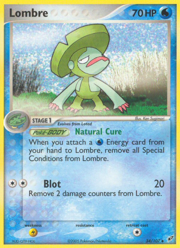 Lombre (34/107) [EX: Deoxys] | Clutch Gaming