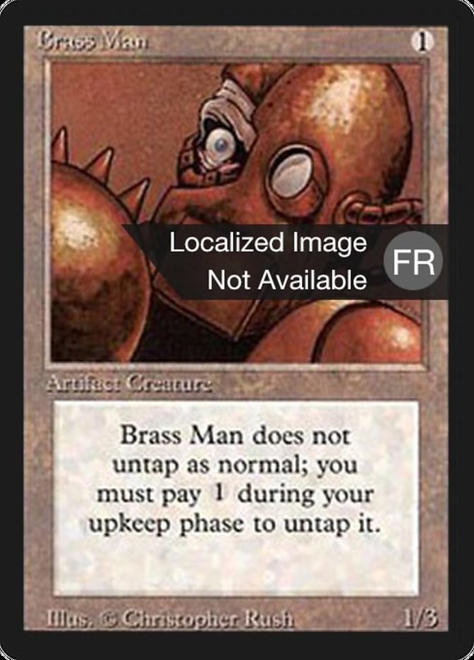 Brass Man [Foreign Black Border] | Clutch Gaming