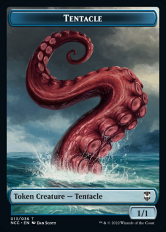 Tentacle // Champion of Wits Double-Sided Token [Streets of New Capenna Commander Tokens] | Clutch Gaming