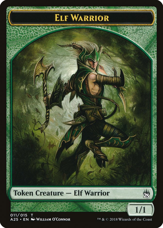 Elf Warrior Token [Masters 25 Tokens] | Clutch Gaming