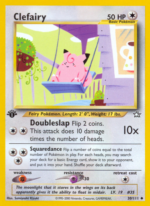 Clefairy (30/111) [Neo Genesis 1st Edition] | Clutch Gaming