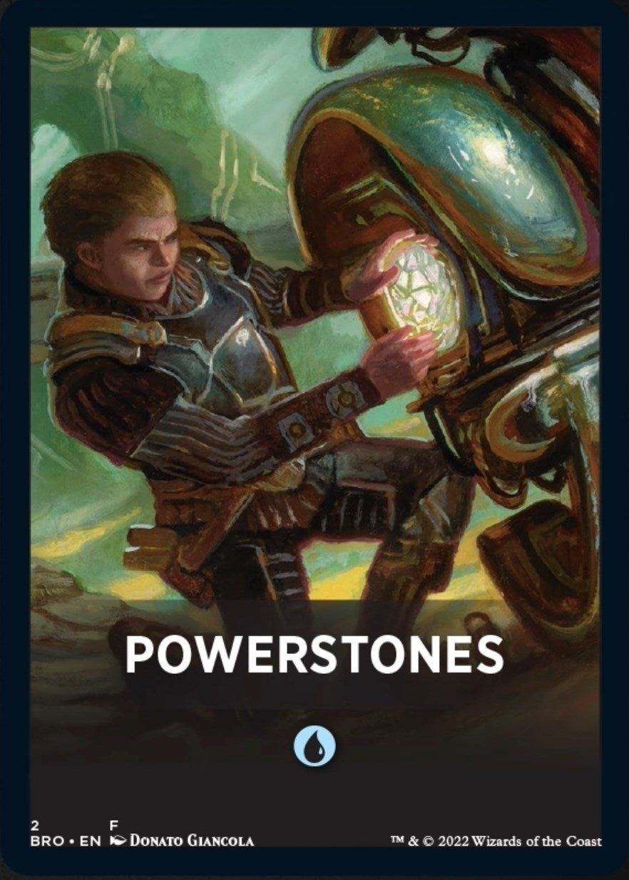 Powerstones Theme Card [The Brothers' War Tokens] | Clutch Gaming