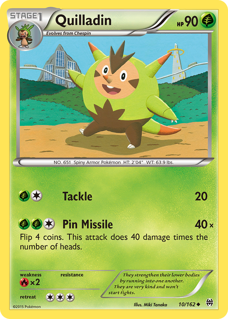 Quilladin (10/162) [XY: BREAKthrough] | Clutch Gaming