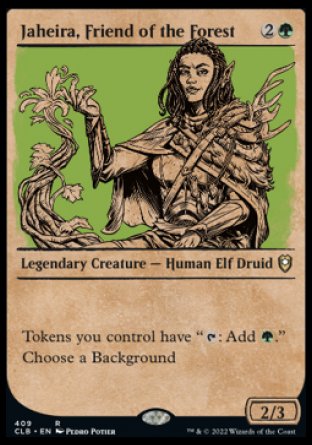 Jaheira, Friend of the Forest (Showcase) [Commander Legends: Battle for Baldur's Gate] | Clutch Gaming