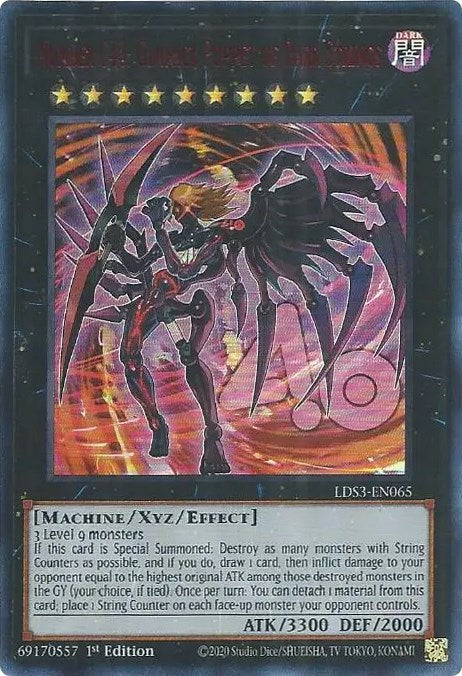 Number C40: Gimmick Puppet of Dark Strings (Red) [LDS3-EN065] Ultra Rare | Clutch Gaming