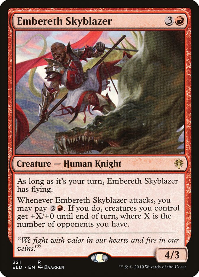 Embereth Skyblazer [Throne of Eldraine] | Clutch Gaming