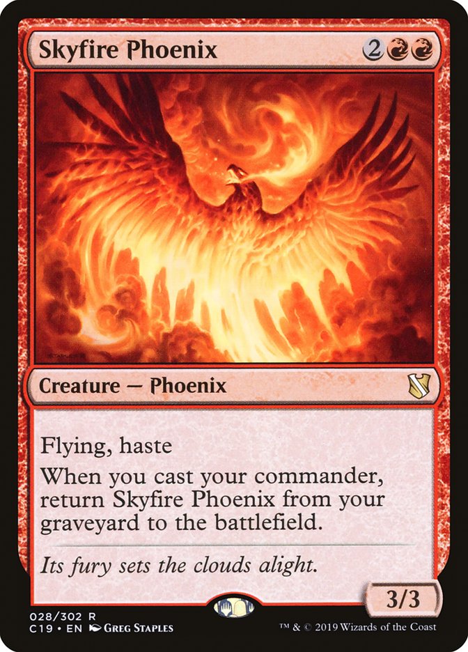 Skyfire Phoenix [Commander 2019] | Clutch Gaming