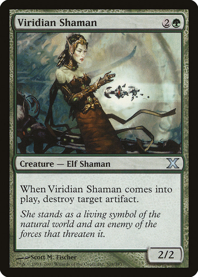 Viridian Shaman [Tenth Edition] | Clutch Gaming