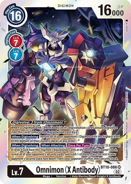 Omnimon (X Antibody) [BT10-086] [Revision Pack Cards] | Clutch Gaming