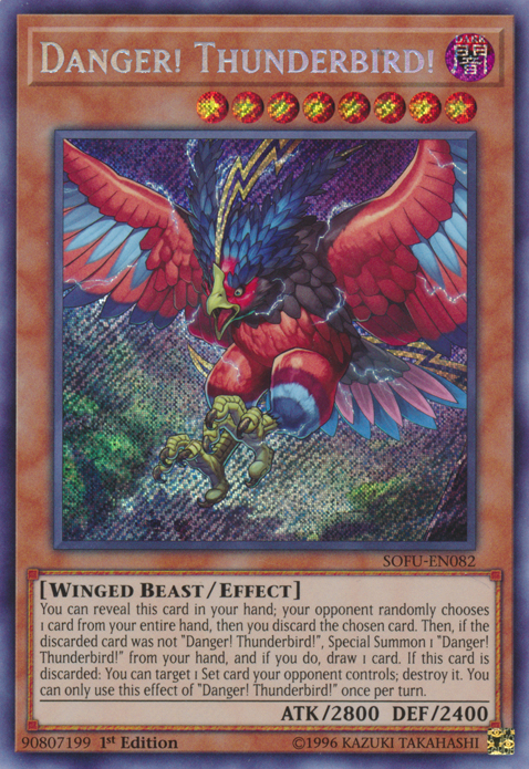 Danger! Thunderbird! [SOFU-EN082] Secret Rare | Clutch Gaming