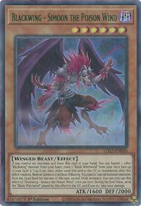 Blackwing - Simoon the Poison Wind (Green) [LDS2-EN040] Ultra Rare | Clutch Gaming