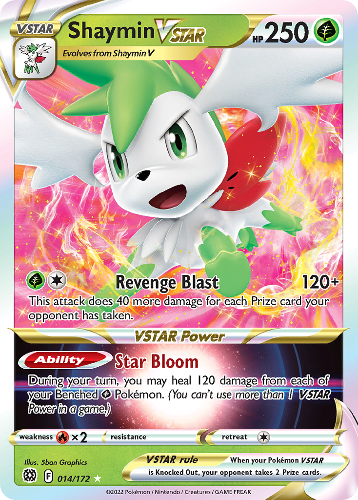 Shaymin VSTAR (014/172) (Jumbo Card) [Sword & Shield: Brilliant Stars] | Clutch Gaming