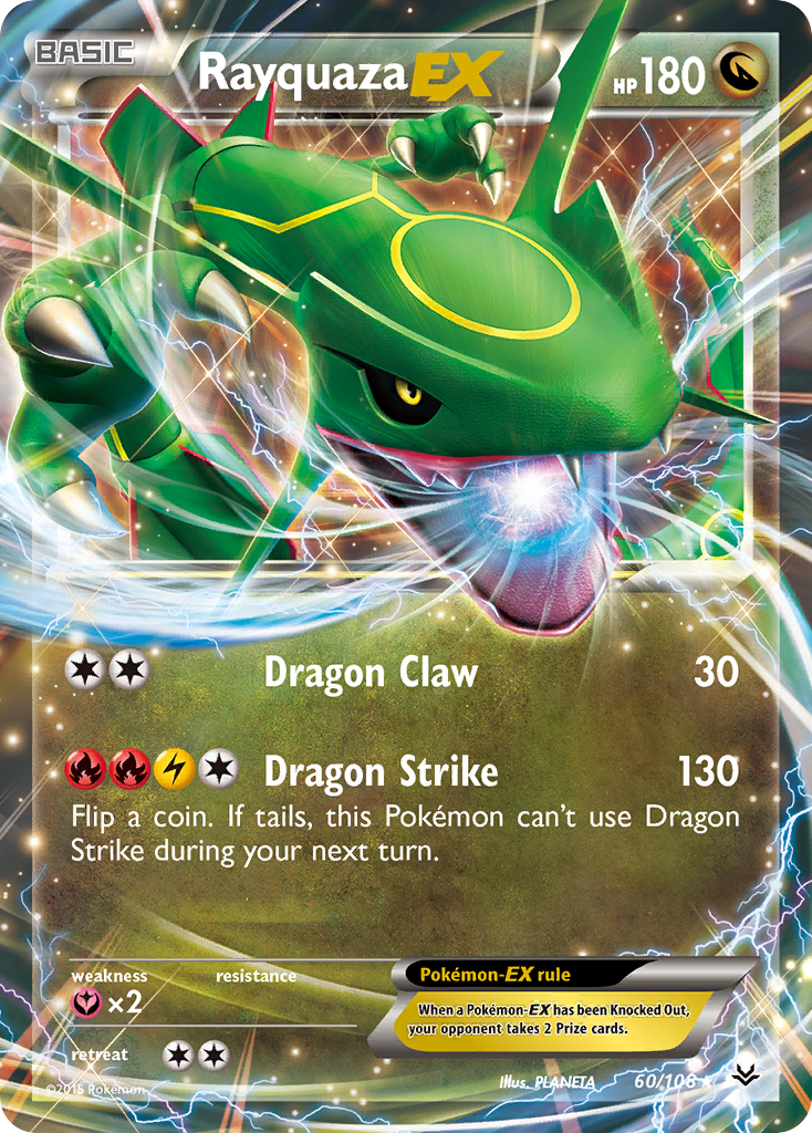 Rayquaza EX (60/108) [XY: Roaring Skies] | Clutch Gaming