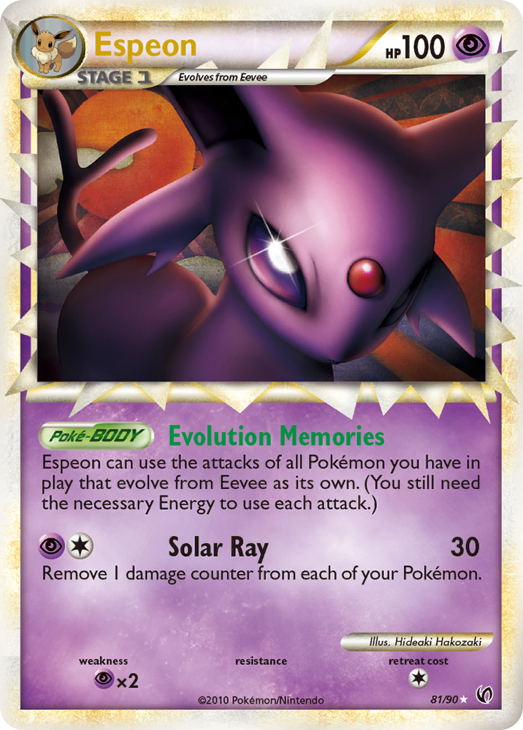 Espeon (81/90) [HeartGold & SoulSilver: Undaunted] | Clutch Gaming