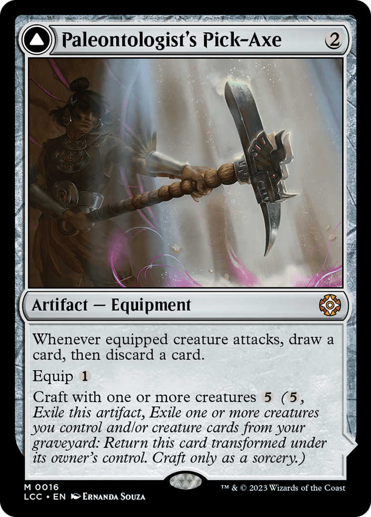 Paleontologist's Pick-Axe (Extended Art) [The Lost Caverns of Ixalan Commander] | Clutch Gaming