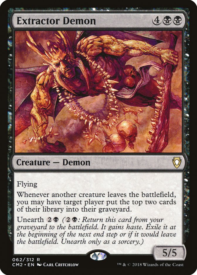 Extractor Demon [Commander Anthology Volume II] | Clutch Gaming