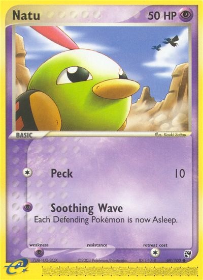 Natu (69/100) [EX: Sandstorm] | Clutch Gaming