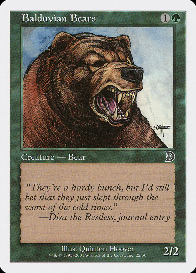 Balduvian Bears [Deckmasters] | Clutch Gaming