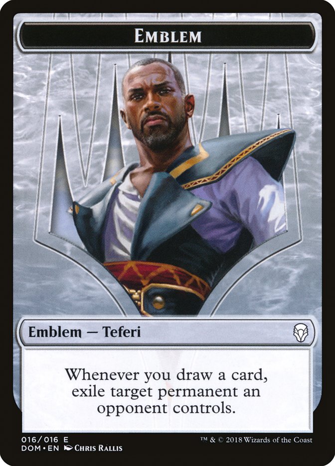 Teferi, Hero of Dominaria Emblem [Dominaria Tokens] | Clutch Gaming